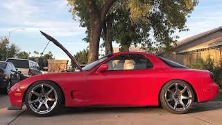 Rx7 FD BUILD/ (Part VI) New Wheels and Engine Progress @Cesarsmotorsports