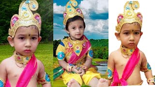 Baby Photoshoot | Little Krishna Photoshoot At Home | Krishna Bhajan Hindi | Janmashtami Special