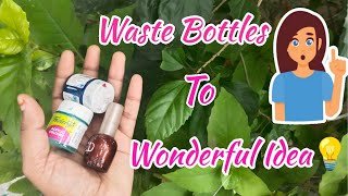 Nail Polish Bottle Reuse Idea | Diy | Bottle Art | Incense Holder