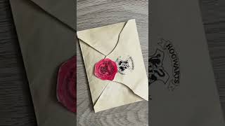 Harry Potter DIY Hogwarts Acceptance Letter #shorts #harrypotter