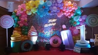 Candyland Theme Decor 🍭🍩🧁@speventmanagement6912 #candyland #birthday #decoration #youtube #dj