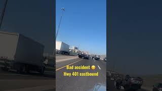 Bad accident at Hwy-401|Canada Explorer