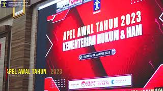 Apel Awal Tahun 2023 Bersama Menkumham RI