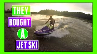 yamaha VXR Jet Ski in a Pond