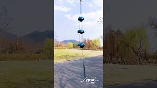 Bring Peace to Your Home with Feng Shui Temple Wind Chime - Perfect for Memorial and Outdoor Decor