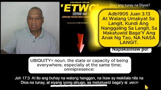 ETWC" (INC) SINO ANG IPINAKILALA NG CRISTO NA ''TUNAY NA DIOS'' NA NASA LANGIT?