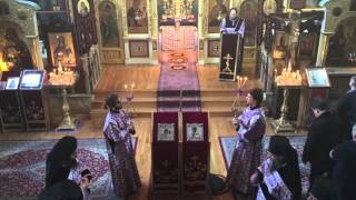 Triumph of Orthodoxy (Anathema Service) at Holy Trinity Monastery