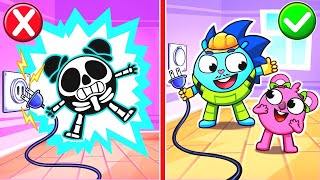 Stay Safe: Be Careful With Electricity! 😥⚡by Baby Zoo | Chaka Kids Tunes