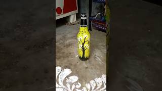 প্রথম বার bottle art করলাম 🎨🖌️| #minivlog #shorts #artist #art #bottleart #bottlecraft