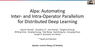 Alpa: Automating Inter- and Intra- Operator Parallelism for Distributed Deep Learning