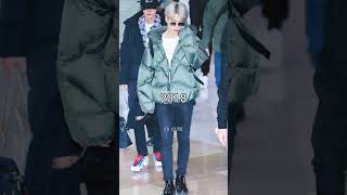 Jimin airport fashion  2014 to 2023 💜💜💜💜💜💜💜💜💜💜😘😘😘😘😘