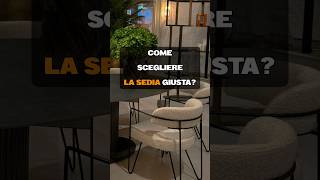 Come scegliere La Sedia giusta? Seguiteci su Instagram @avecasa.it  #SedieModerne