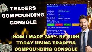 Traders Compounding Console - How I made a 246% return today.. full trading breakdown! #trading