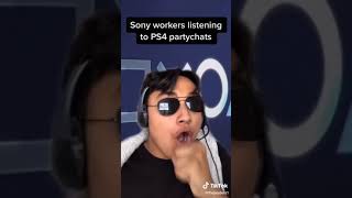 Sony workers listening to ps4 partychats(funny things on tiktok)