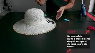 Passo a Passo Sigbol   Chapéu de Verão Personalizado