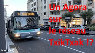 Un Irisbus Agora Rennais sur le réseau Txik Txak !?