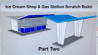 Designing and Building a Scale Model: 1:18 Gas Station Part 2