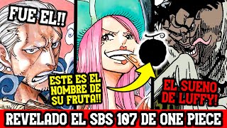 REVELADO Y CONFIRMADO! FUÉ BEN BECKMAN! - CARIBOU SABE EL SUEÑO DE LUFFY?! - ONE PIECE SBS 107