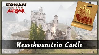 HOW TO BUILD NEUSCHWANSTEIN CASTLE [SPEED BUILD] - CONAN EXILES