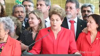 Pronunciamento da presidenta Dilma após o golpe de 2016