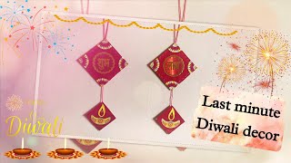 Last minute Diwali decor ideas | Candle decor | Diwali DIY