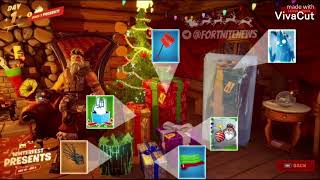 Contenuto di ogni regalo di Fortnite #WINTERFEST