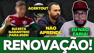 🚨JÁ TEM JOGADOR PARA 2025 NO FLUMINENSE, ENTENDA! FORA DA ZONA E MAIS