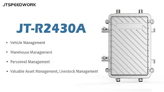 JT R2320 Long Range RFID Reader Die-cast aluminum 100 Meter IP 67 Waterproof Wiegand 2.45ghz/433mhz