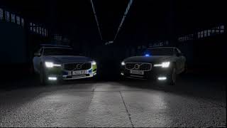 BeamNG - Volvo V90 CROSS COUNTRY & POLICE   LO PRODUCTIONS