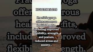 Health benefits of practicing yoga. Do you agree? #health #yoga #healthy #healthfacts #yogapractice