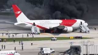 New video shows jet carrying 101 people catch fire at Airport