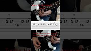 Ozzy/Jake E Lee Bark At The Moon Outro SLOW guitar only w/tabs