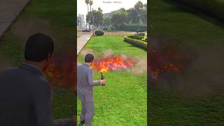 Burning Grass In GTA Games 🔥🔥🔥🔥 #grass #gta #revolution #shorts