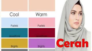 Tips Menyesuaikan warna hijab dengan warna kulit