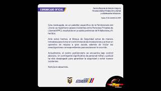 #UltimaHora - #Ecuador▶️ Enfrentamientos en la Penitenciaría del Litoral deja15 muertos y 14 heridos