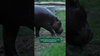 vantara Pygmy hippos: the nocturnal and solitary species of the animal kingdom #pygmyhippo #pygmy