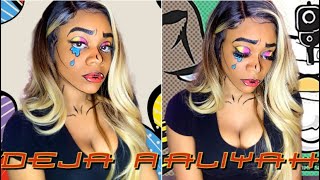 Easiest Halloween Look Ever ‼️ Pop Art Comic Book Makeup | Deja Aaliyah