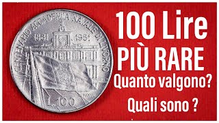 Le 100 lire Più RARE della Repubblica Italiana! 1979-1981-1974 Accademia di livorno commemorativa!