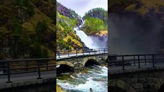 Beautiful Waterfall #shorts #youtubeshorts #viral #viralvideo