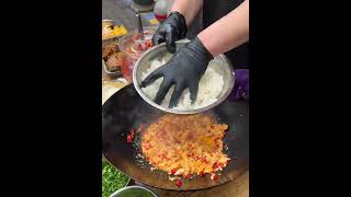 Cơm trộn kiểu Trung #food #delicious #streetfood #shorts