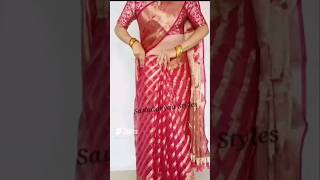 How to drape Linen saree❤️