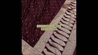 BANARASI MASHRU SILK SAREES/FESTIVE COLLECTION/LIMITED STOCK/LIGHTWEIGHT #shortvideo