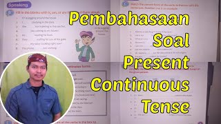 Pembahasan Soal Present Continuous Tense dari Buku Basic English Kelas 6