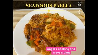 Angel’s Cooking: HOW TO COOK SEAFOODS PAELLA | MY OWN VERSION OF PAELLA | HOME COOKING