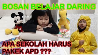 PINGIN MASUK SEKOLAH GAK BISA ( BELAJAR DI RUMAH SAJA ) " MENGENAL WAKTU" SAMBIL BERNYANYI