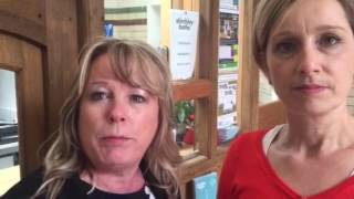 Patricia Watson and Angela Field of the Brandwood Centre