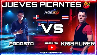 KOF XV 🌶-PODOSTO (JOE-RYO-KULA) VS KRISAURER (ATHENA-CHIZURU-LUONG) | FT5