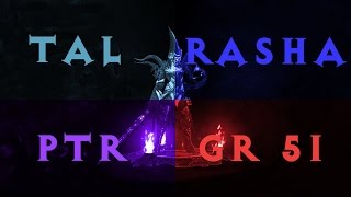 [PTR] Diablo 3 Tal Rasha Wizard GR 51 Solo (2.2.0)