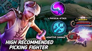 DYRROTH HIGH RECOMMENDED PICKING FIGHTER THAT MAKES ABNORMAL DAMAGE  2024 - MLBB