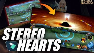 STEREO HEARTS TikTok Trend | TUTORIAL | FILMORA 12 | MLBB